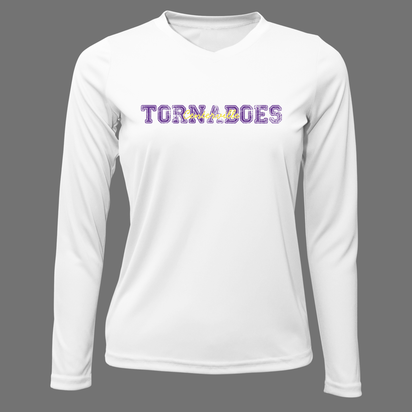 Centerville Booster Club Women Xtreme-Tek Long Sleeve V-Neck Shirt