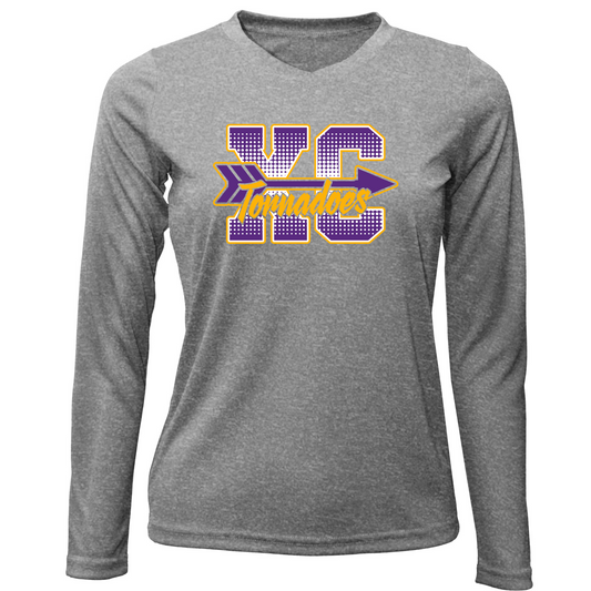 Centerville XC Women Xtreme-Tek Long Sleeve V-Neck Shirt